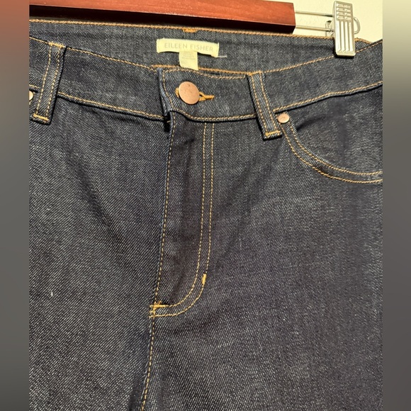 Eileen Fisher Women's Organic Cotton Demin Jeans Size 6 - Picture 4 of 6